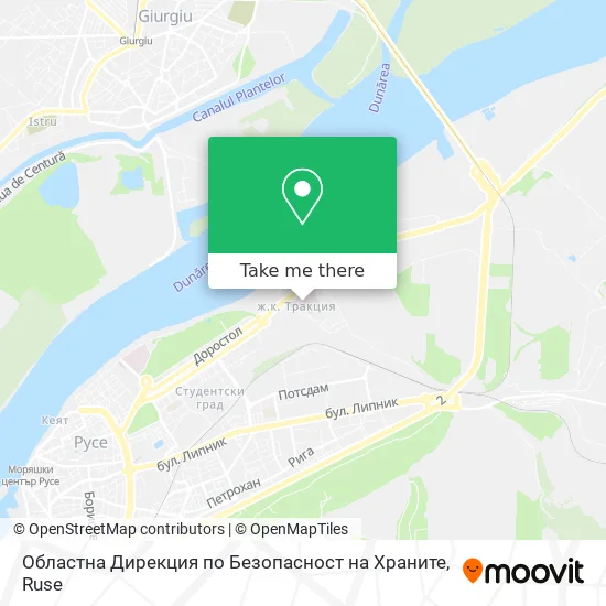 Областна Дирекция по Безопасност на Храните map