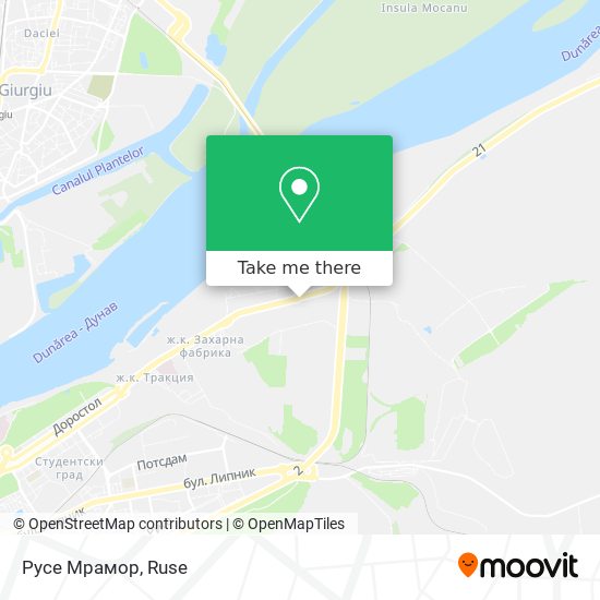 Русе Мрамор map