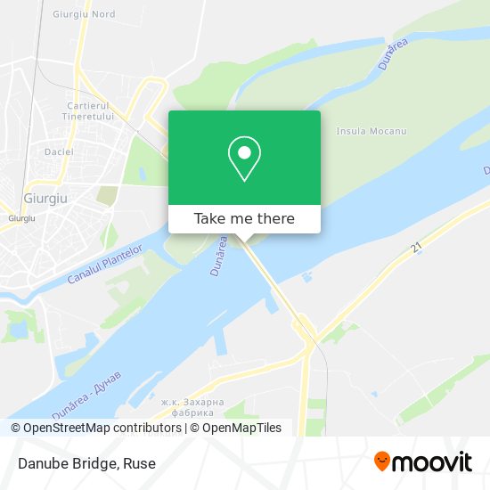 Danube Bridge map