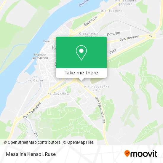 Карта Mesalina Kensol