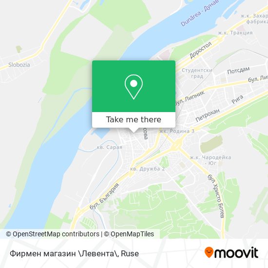 Фирмен магазин \Левента\ map