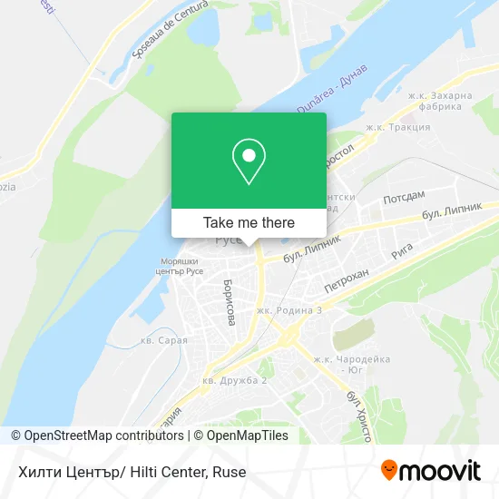 Карта Хилти Център/ Hilti Center