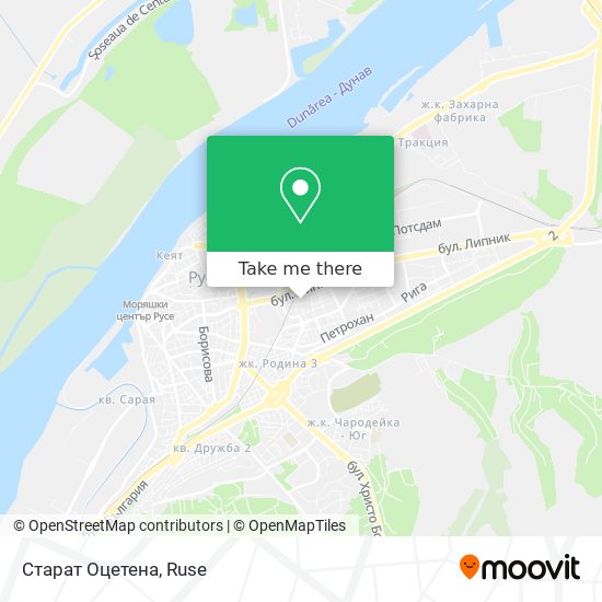Старат Оцетена map