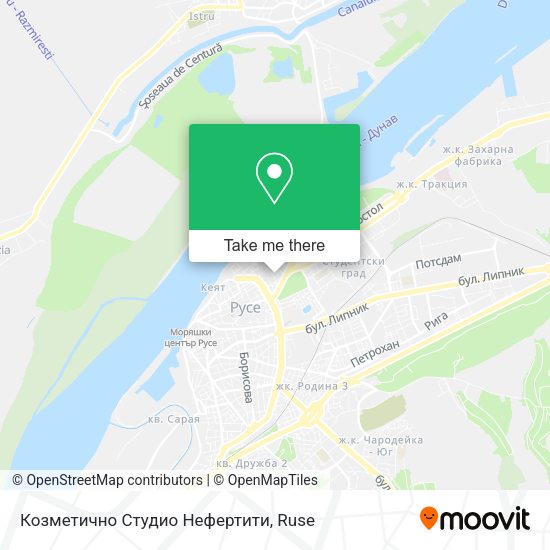Карта Козметично Студио Нефертити