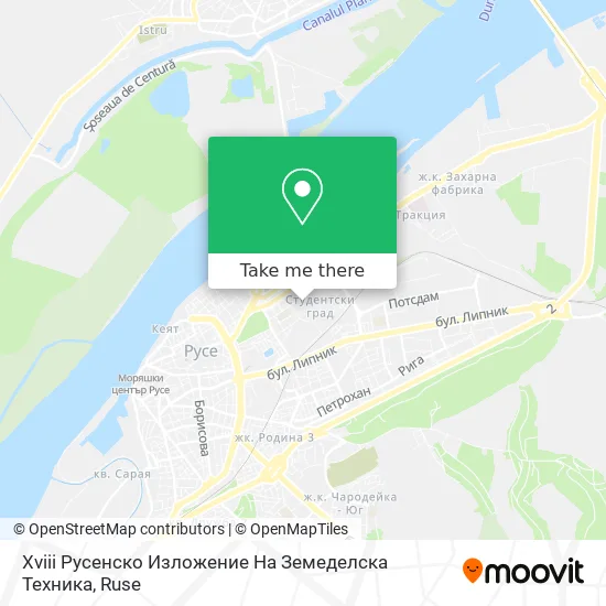 Карта Xviii Русенско Изложение На Земеделска Техника