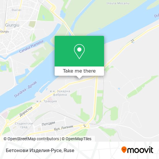 Бетонови Изделия-Русе map