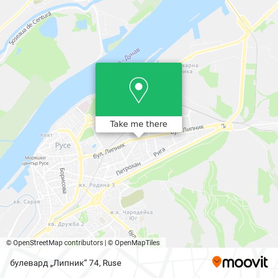 булевард „Липник“ 74 map