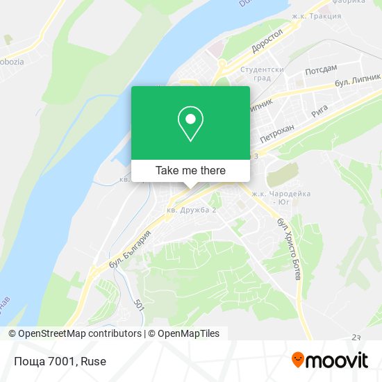 Поща 7001 map