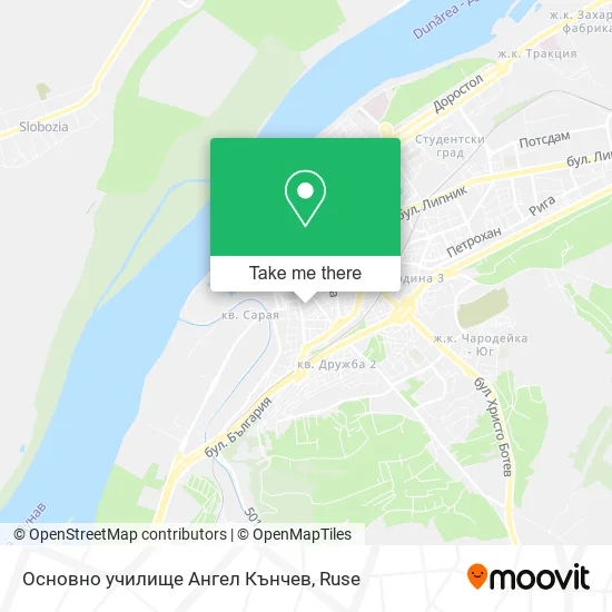 Основно училище Ангел Кънчев map