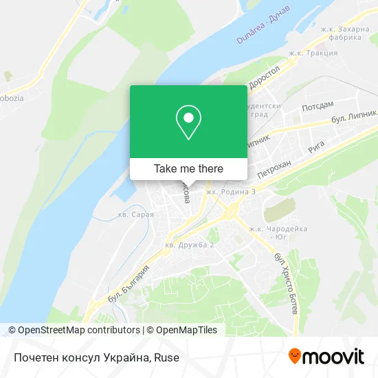 Почетен консул Украйна map