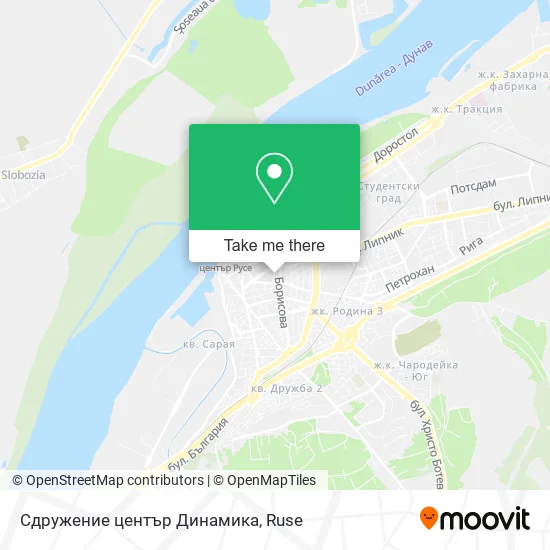 Карта Сдружение център Динамика