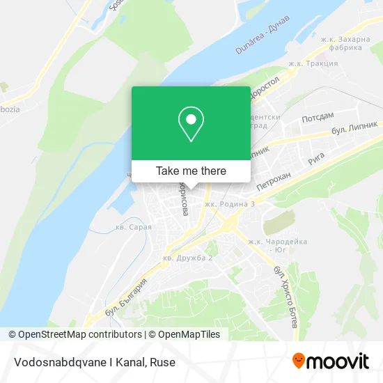 Карта Vodosnabdqvane I Kanal