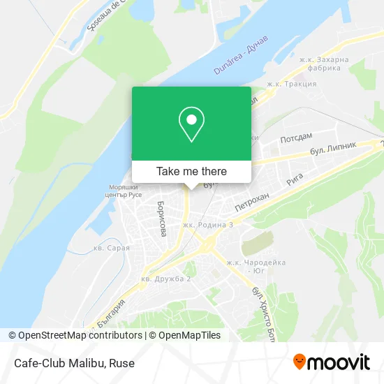 Карта Cafe-Club Malibu
