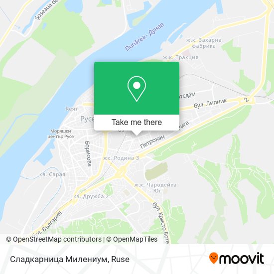 Сладкарница Милениум map