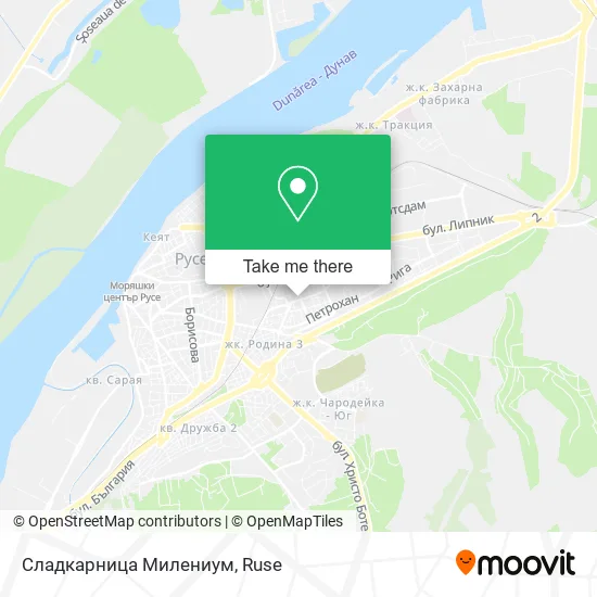 Сладкарница Милениум map