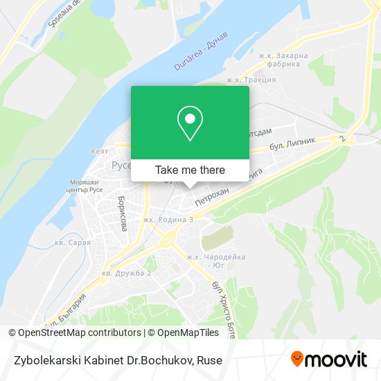 Zybolekarski Kabinet Dr.Bochukov map