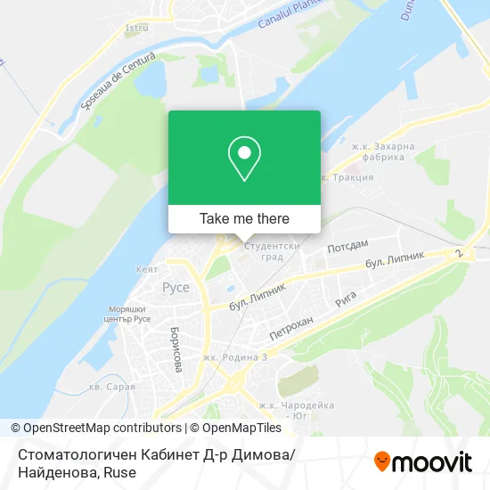 Карта Стоматологичен Кабинет Д-р Димова / Найденова