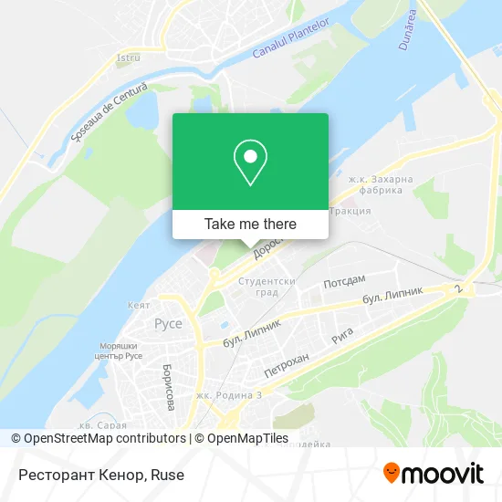 Ресторант Кенор map