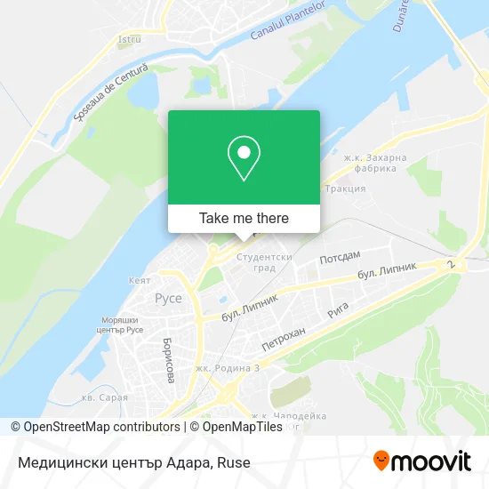 Карта Медицински център Адара