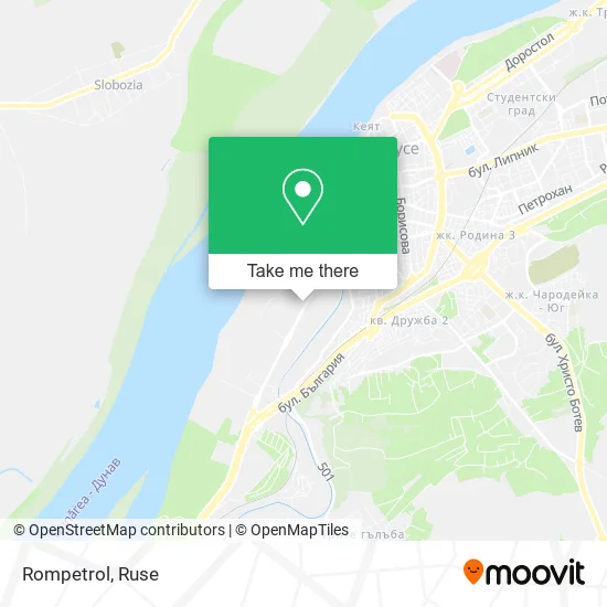 Карта Rompetrol