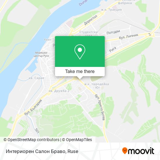 Карта Интериорен Салон Браво