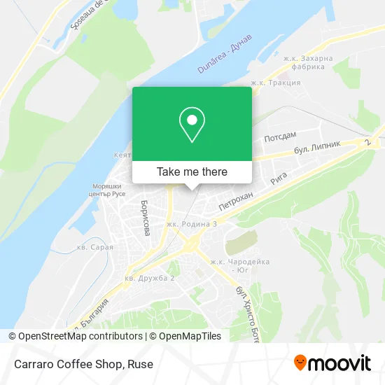 Карта Carraro Coffee Shop