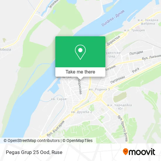 Карта Pegas Grup 25 Ood