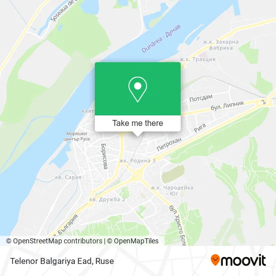 Telenor Balgariya Ead map
