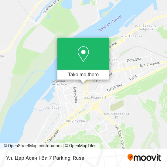 Карта Ул. Цар Асен I-Ви 7 Parking