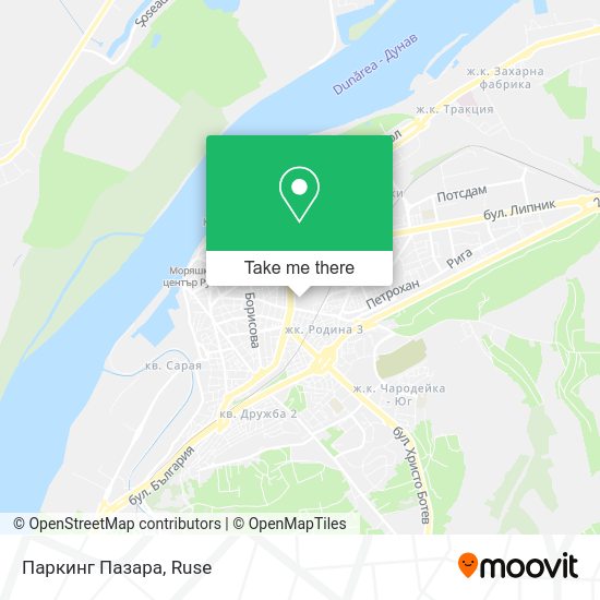Карта Паркинг Пазара