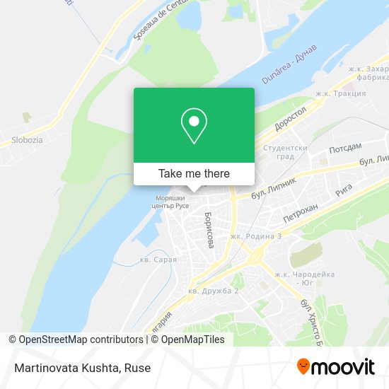 Карта Martinovata Kushta