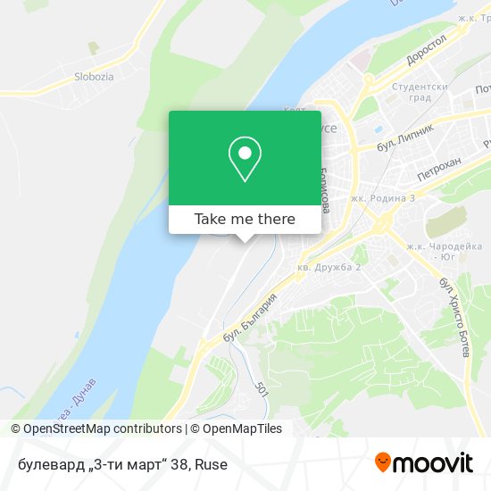 булевард „3-ти март“ 38 map