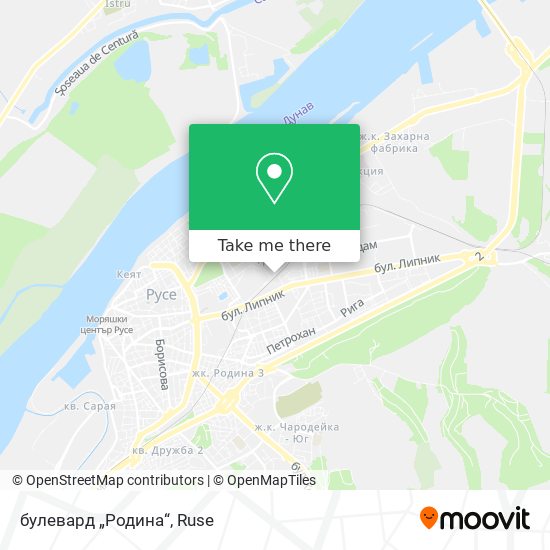 булевард „Родина“ map