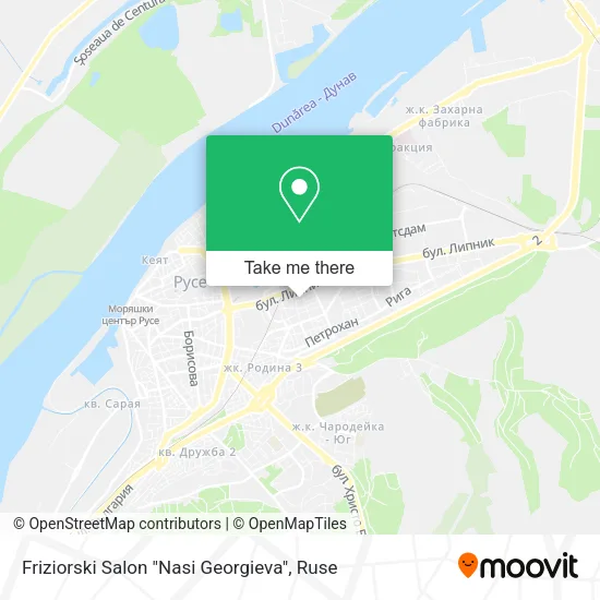 Карта Friziorski Salon "Nasi Georgieva"