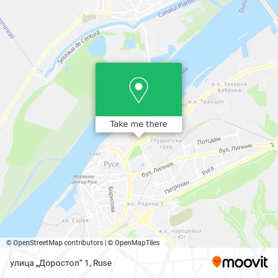улица „Доростол“ 1 map