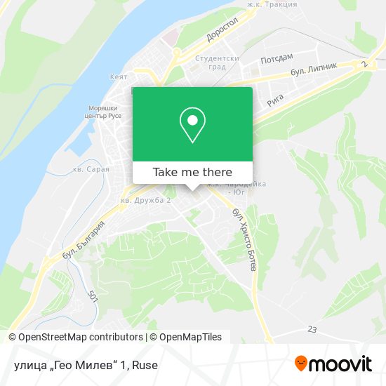 улица „Гео Милев“ 1 map