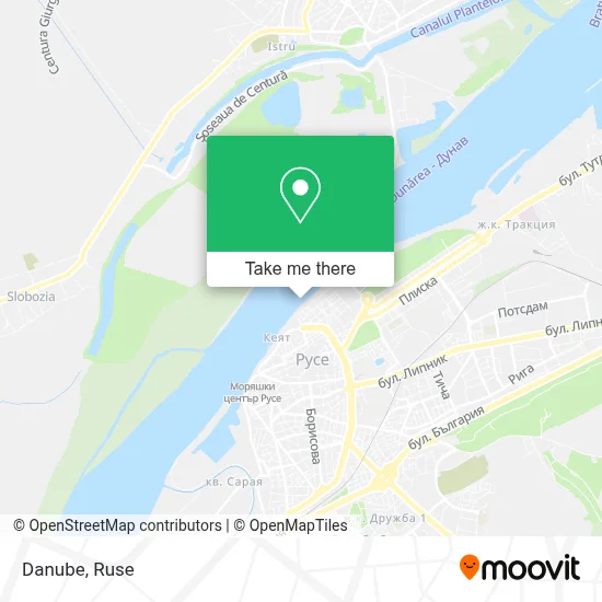 Danube map