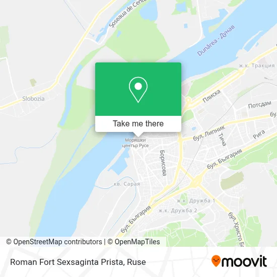 Roman Fort Sexsaginta Prista map