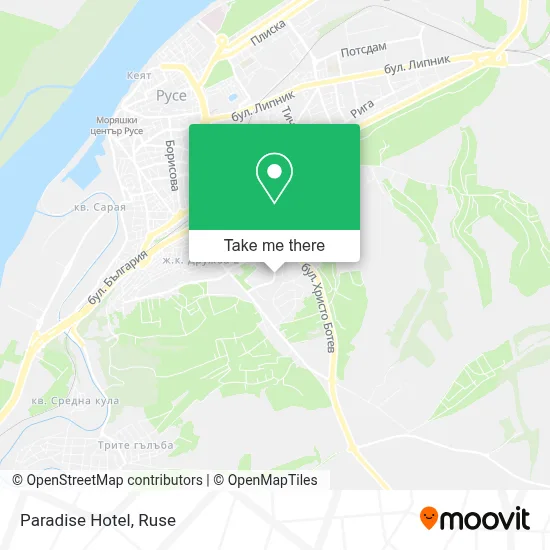 Paradise Hotel map