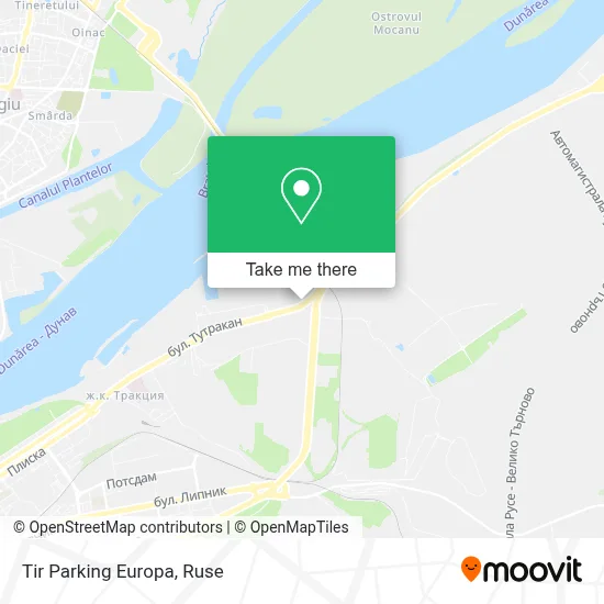 Tir Parking Europa map