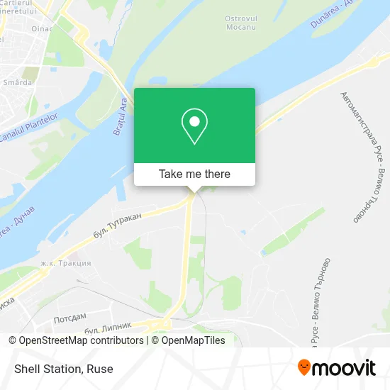 Shell Station map