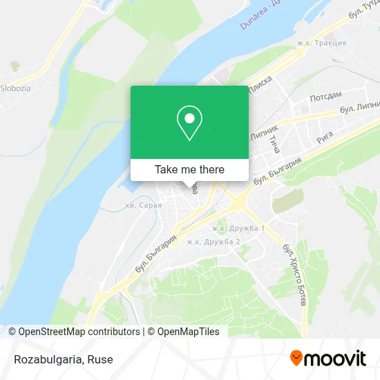 Rozabulgaria map