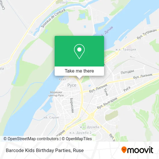 Barcode Kids Birthday Parties map