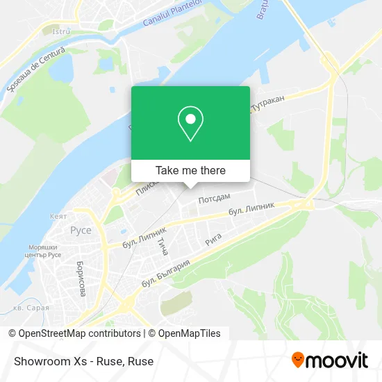 Showroom Xs - Ruse map