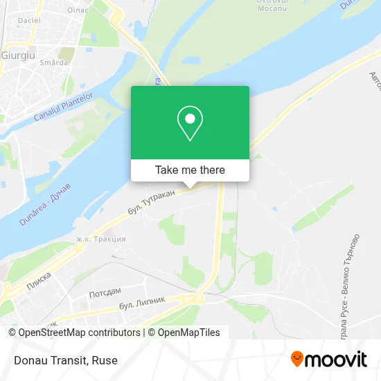 Donau Transit map