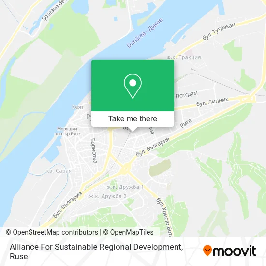 Alliance For Sustainable Regional Development map