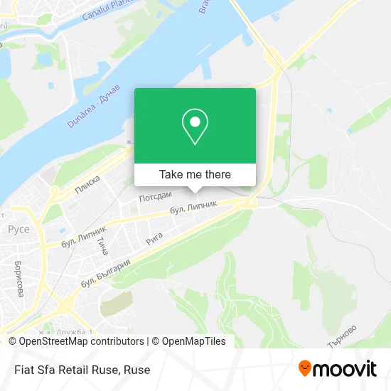Fiat Sfa Retail Ruse map