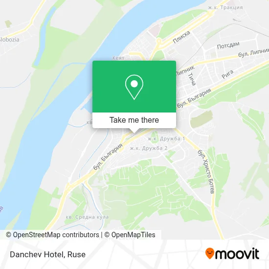 Danchev Hotel map