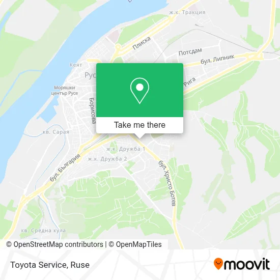Toyota Service map