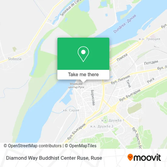 Diamond Way Buddhist Center Ruse map